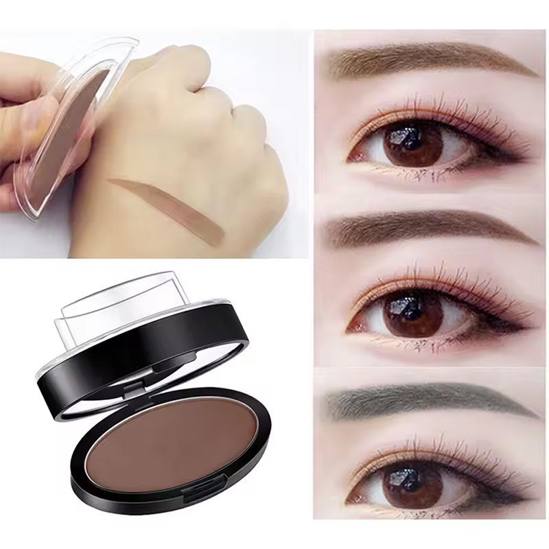 Beauty Mark Makeup - Natural Arched Eyebrow Powder Stamp Quick