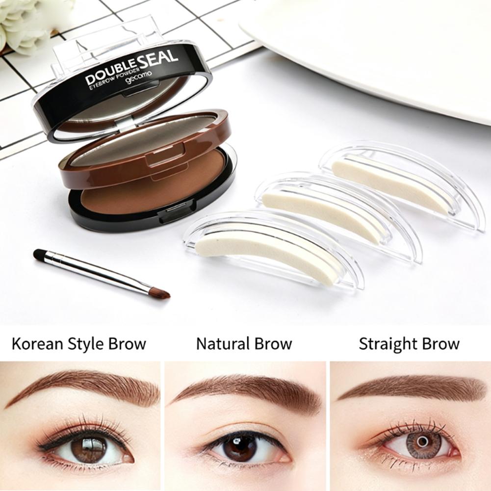 Eyebrow Stamp Kit Brow Powder  - Beauty Mark Makeup 评论和价格