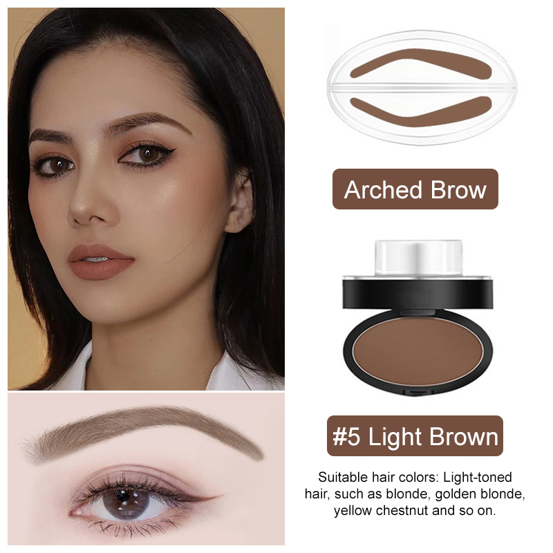 Natural Arched Eyebrow Powder  - Beauty Mark Makeup 评论和价格