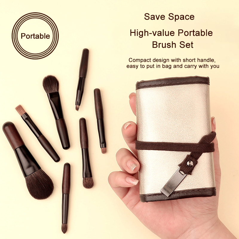 Mini Cosmetic Brushes Set Prof - My Beauty Makeup Set 评论和价格