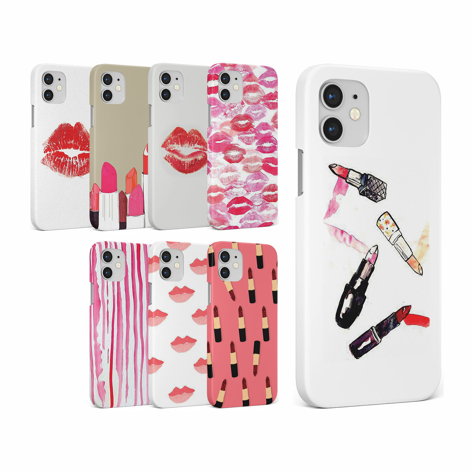 Matte Phone Case, Lipstick Kis - Beauty Mark Makeup 评论和价格