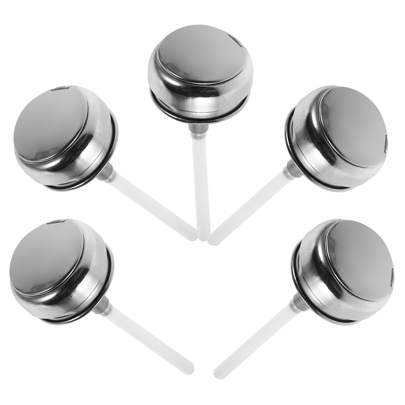 5Pcs Stainless Steel Aluminum  - Beauty Makeup Supply 评论和价格