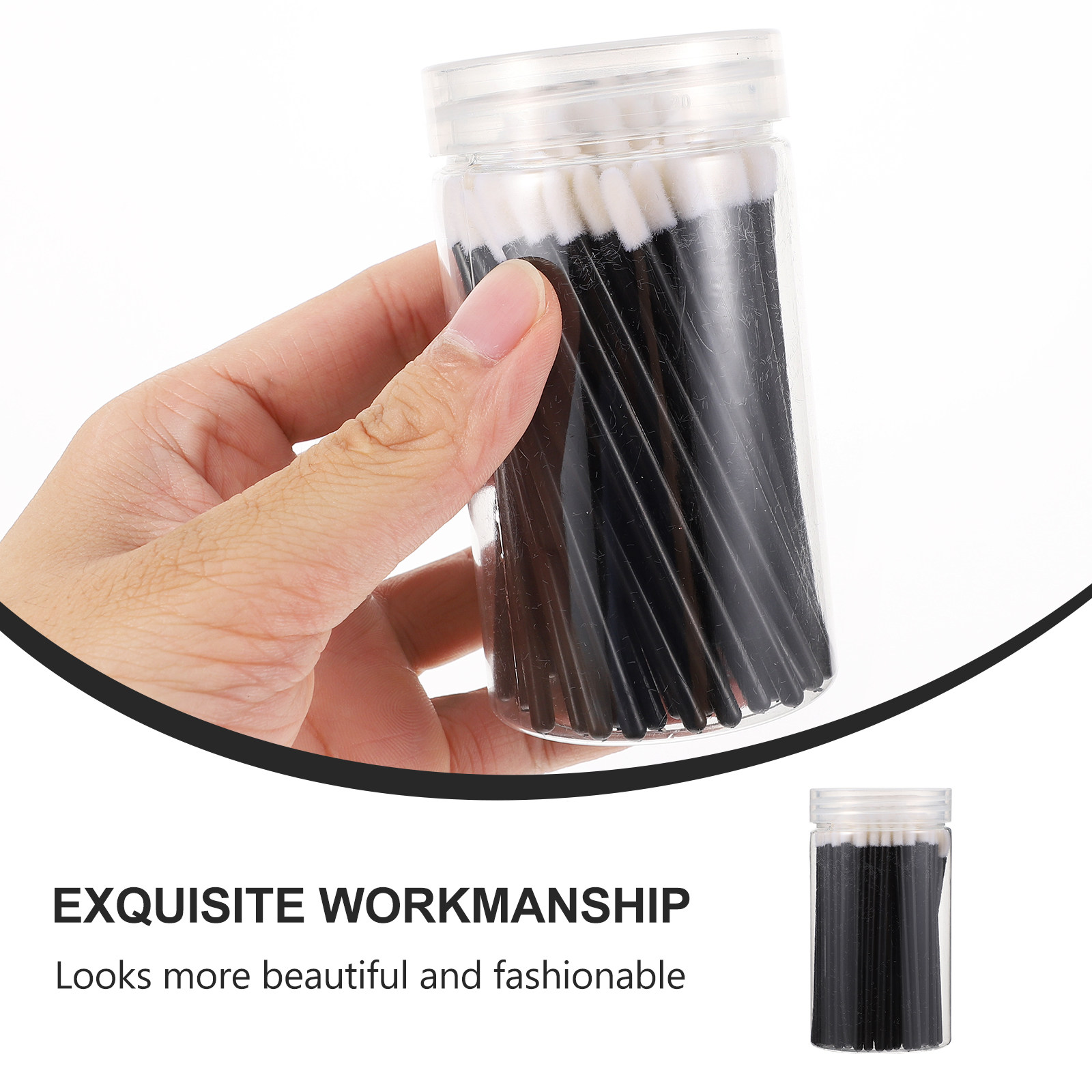 100Pcs Lip Brush Makeup Tools  - Beauty Makeup Supply 评论和价格