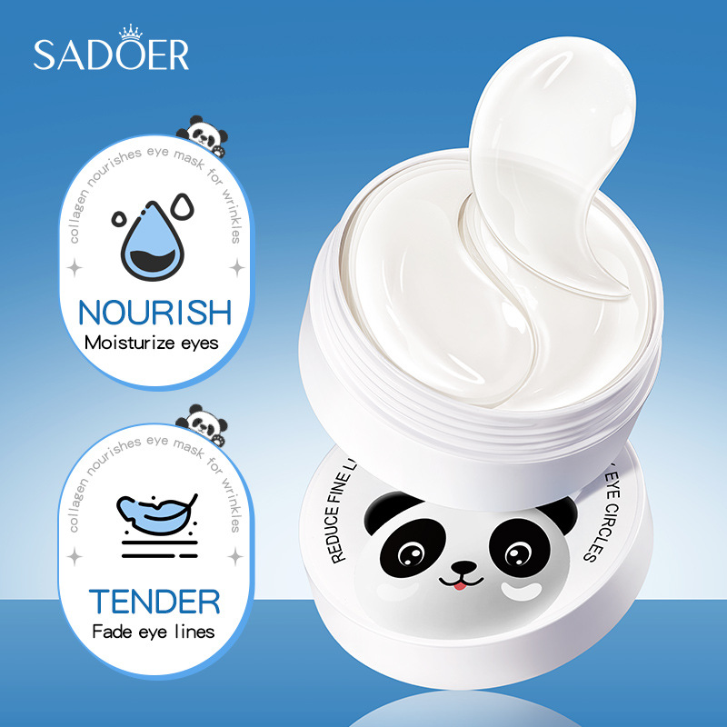 60pcs SADOER Crystal Collagen  - Collagen Eye Patch 评论和价格
