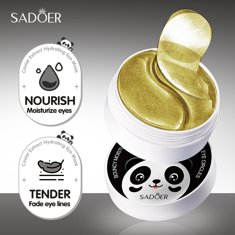 60pcs SADOER Crystal Collagen  - Collagen Eye Patch 评论和价格