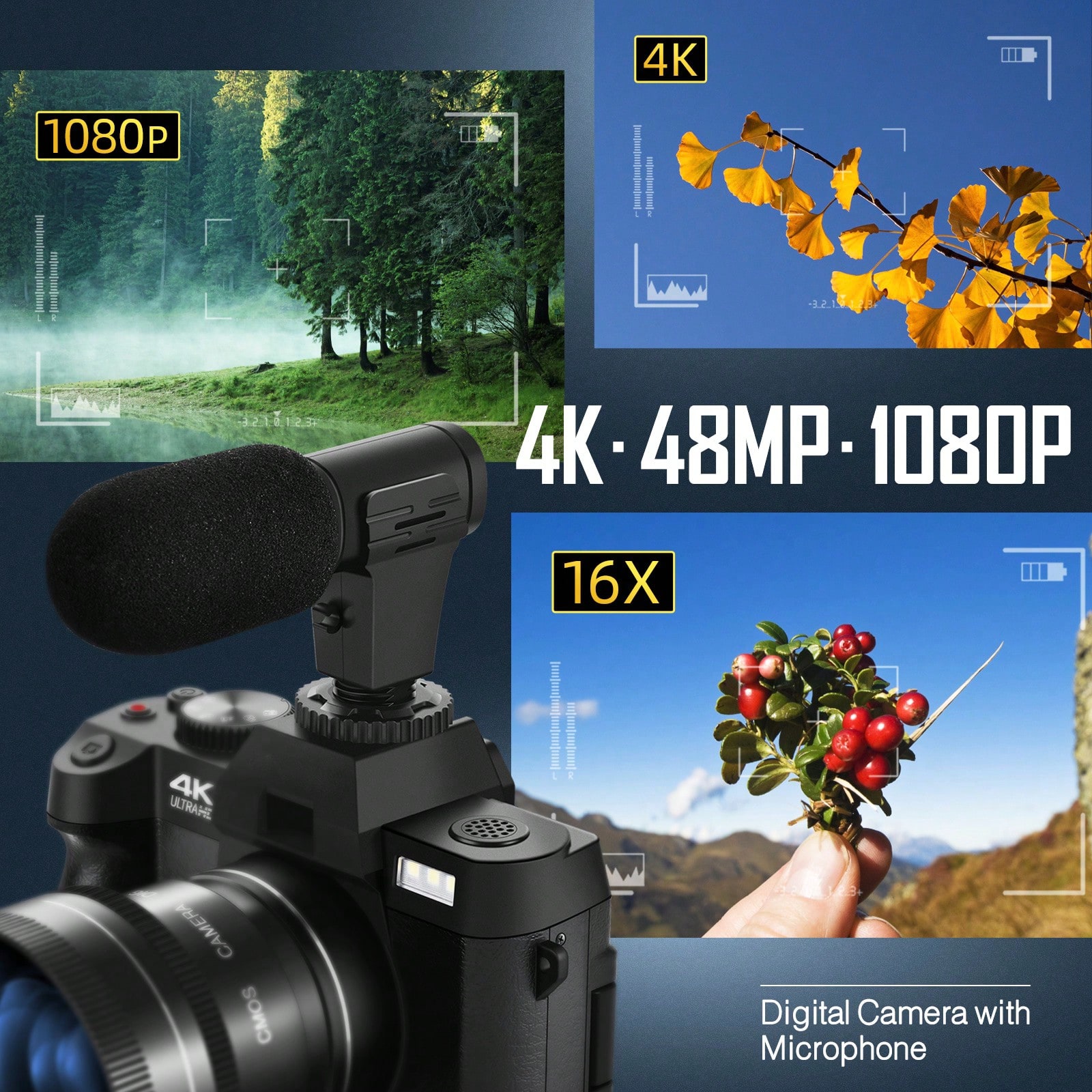 4K Digital Cameras For Photogr - Beauty Makeup App 评论和价格