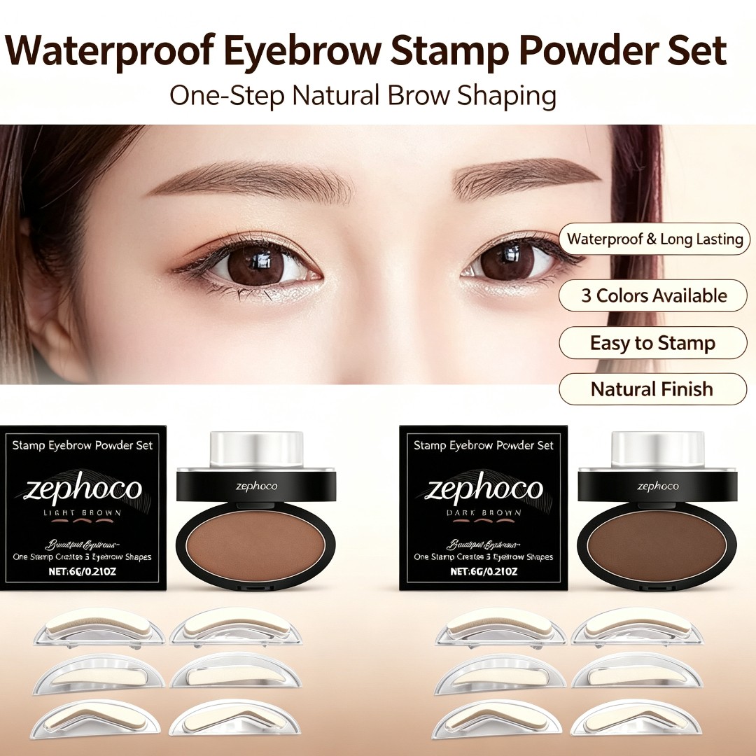 Eyebrow Powder Stamp Kit Water - Beauty Mark Makeup 评论和价格