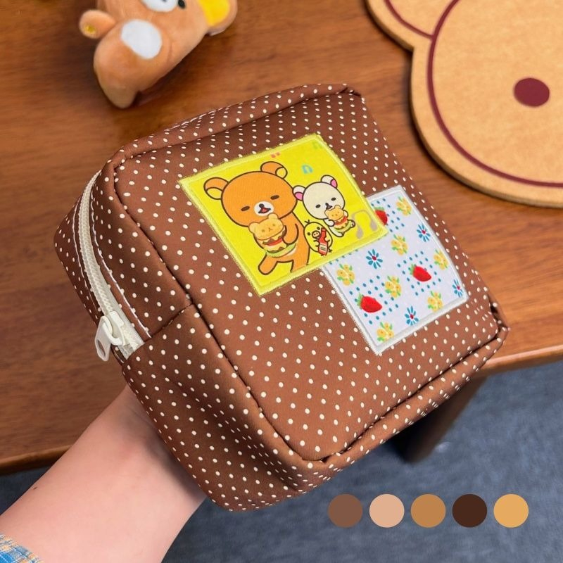 Kawaii Rilakkuma Brown Polka D - Beauty Makeup Vanity 评论和价格