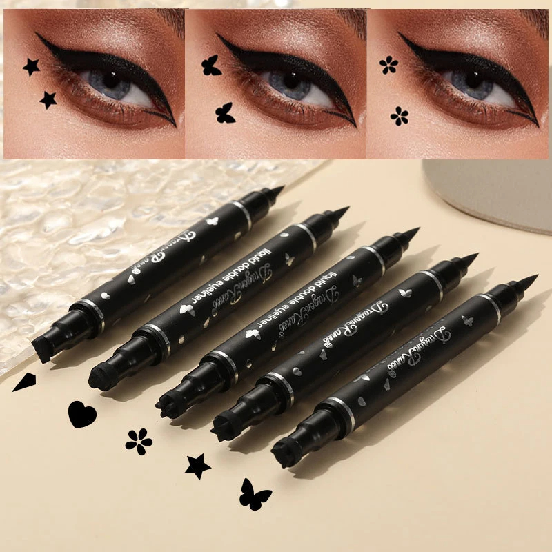 2 IN 1 Butterfly Seal Eyeliner - Beauty Mark Makeup 评论和价格