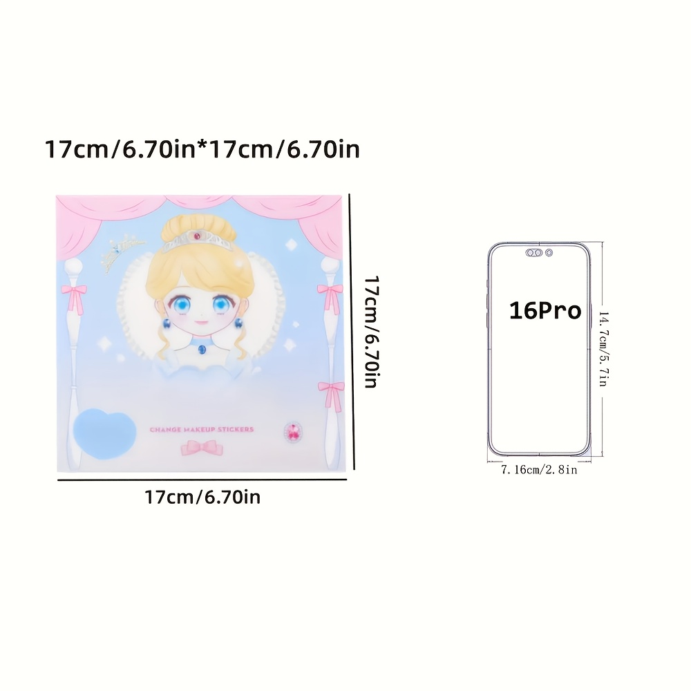 Princess Makeup Stickers, DIY  - Beauty Makeup Games Free 评论和价格