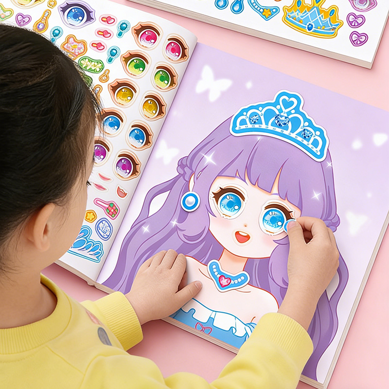 Princess Makeup Stickers, DIY  - Beauty Makeup Games Free 评论和价格