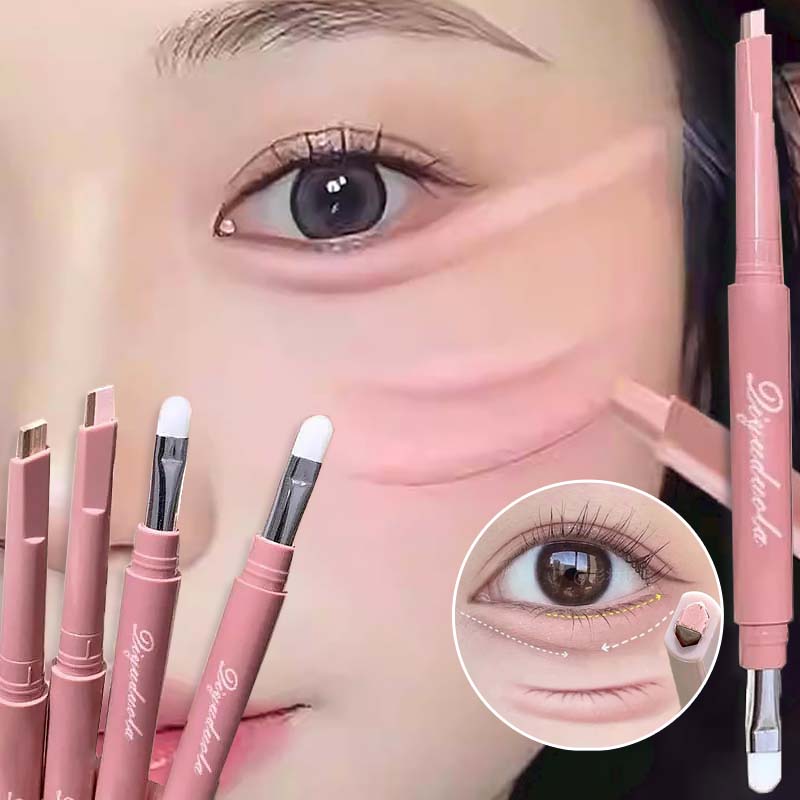 Korean 2in1 Lying Silkworm Pen - Rare Beauty Makeup Highlighter 评论和价格
