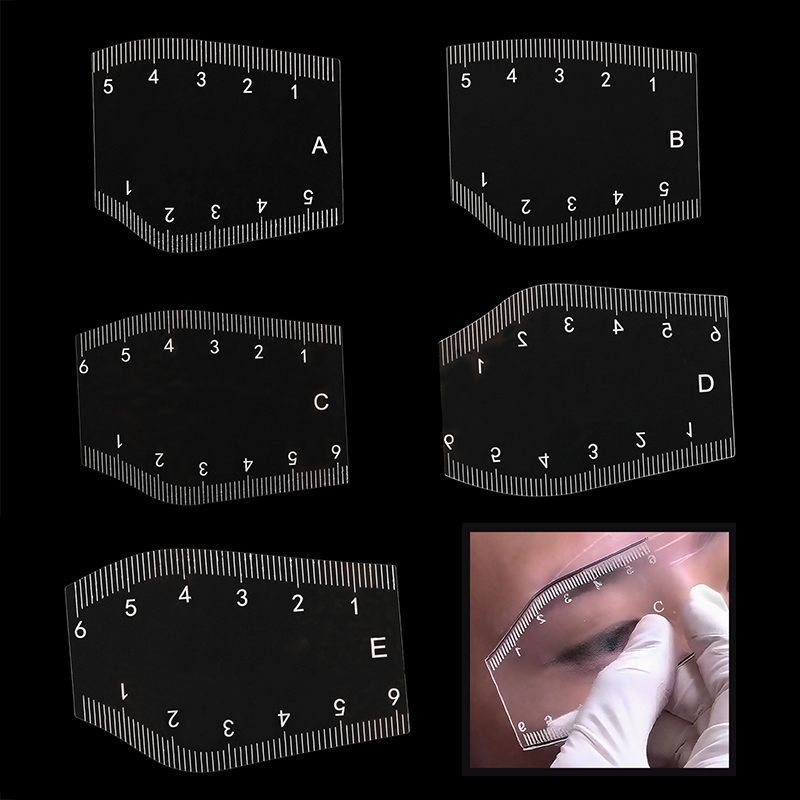 【M】5Pcs Durable Portable Brow  - Beauty Makeup Drawing 评论和价格