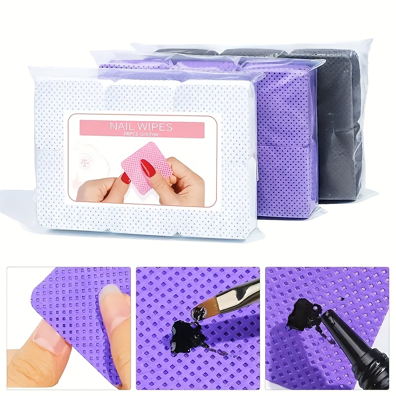 600pcs/2bag Hairless Nail Poli - Beauty Makeup Vanity 评论和价格