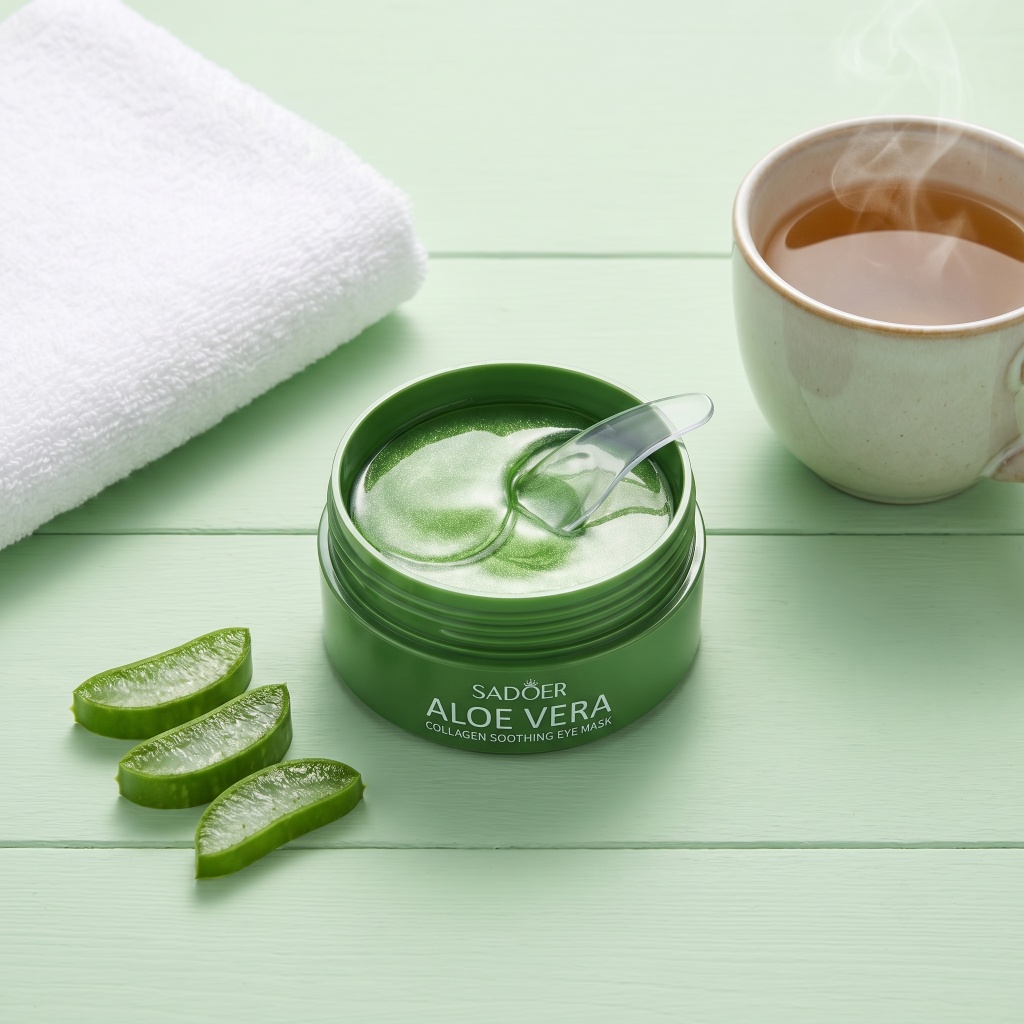 60pcs Aloe Vera Collagen Eye M - Collagen Eye Patch 评论和价格